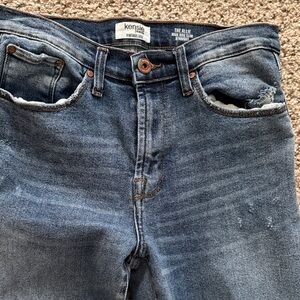 Kensie Distressed Blue Men's Slim Jeans